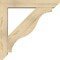 Ekena Millwork Funston Slat Rough Sawn Bracket w/ Offset Brace, Douglas Fir, 6"W x 32"D x 32"H BKT0604X32X32FST06RDF - alternate 4